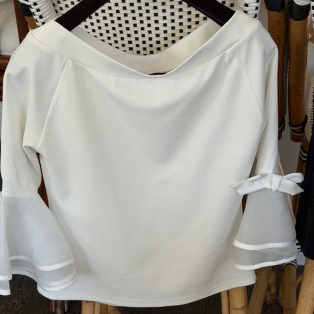 Saint Gil  Paris White Blouse  Small